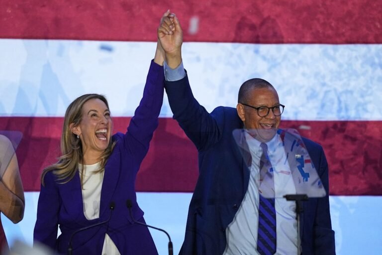 A rising Democratic star has a lieutenant governor problem. She isn’t talking about it. A rising Democratic star has a lieutenant governor problem. She isn’t talking about it.